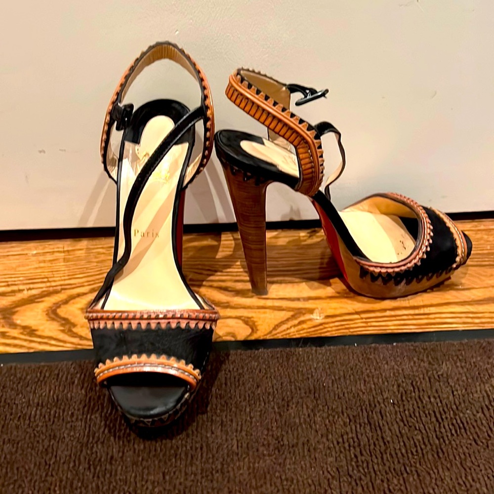 Almost new pair of Christian Loubiton